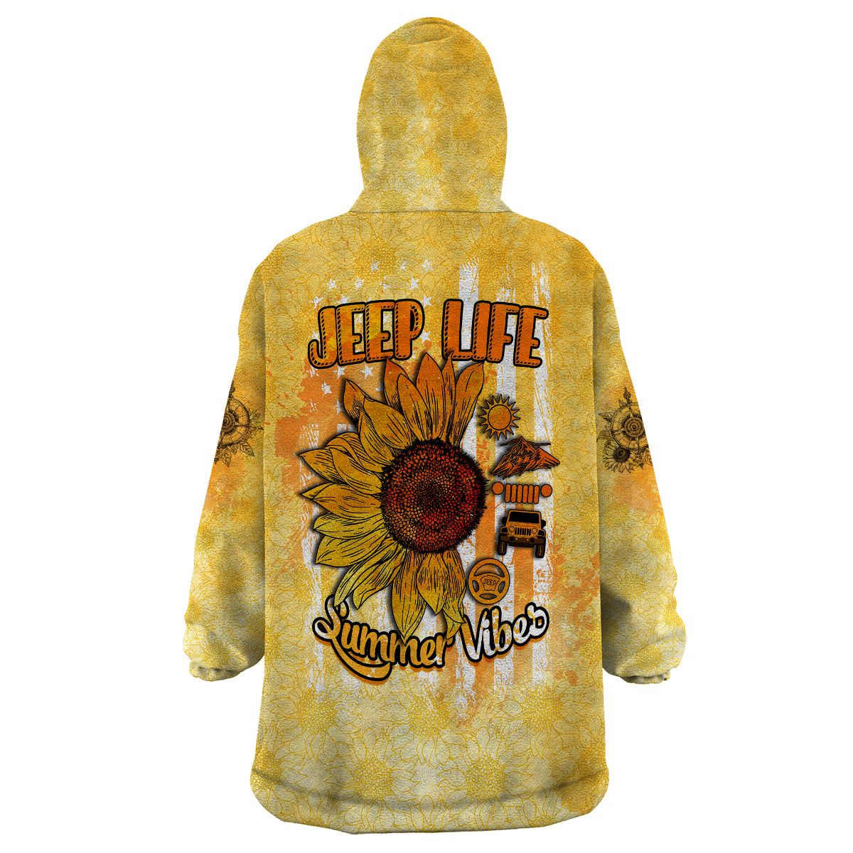 jeep-life-summer-vibes-sunflowers-and-bees-wearable-blanket-hoodie