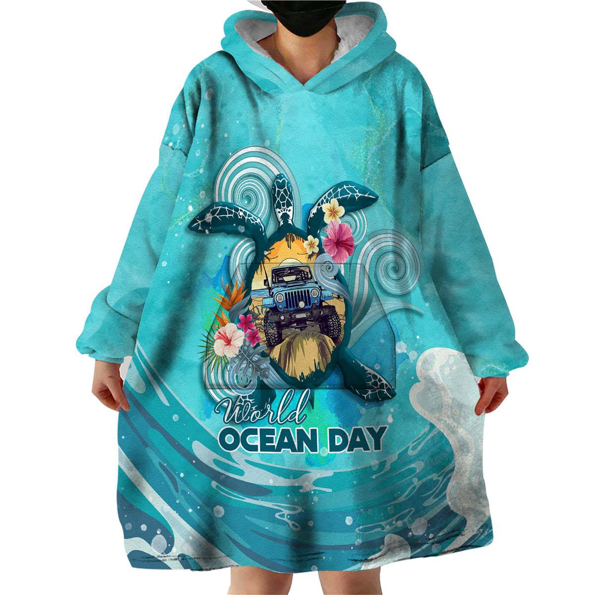 jeep-turtle-let-the-sea-set-you-free-world-ocean-day-wearable-blanket-hoodie