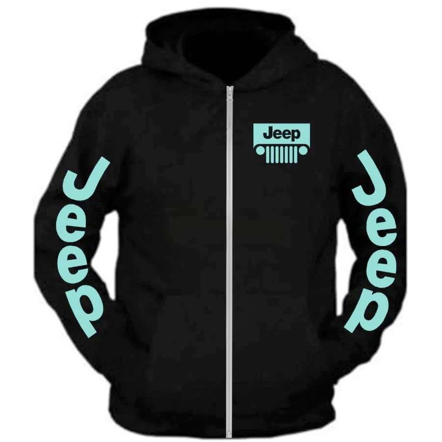 Jeep Zip Hoodie All Sizes