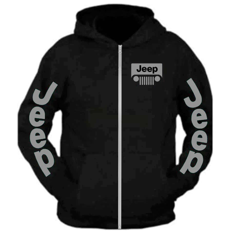 Jeep Zip Hoodie All Sizes