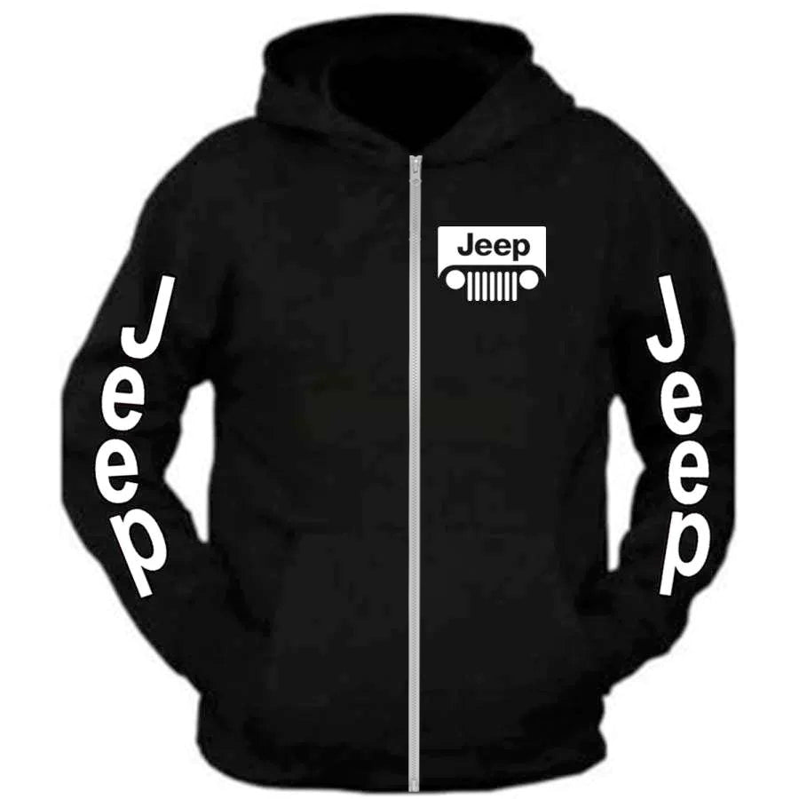 Jeep Zip Hoodie All Sizes