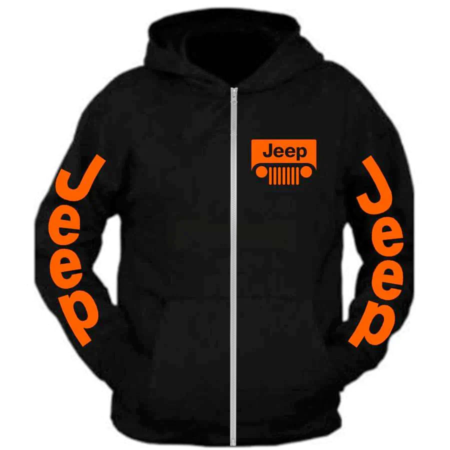 Jeep Zip Hoodie All Sizes