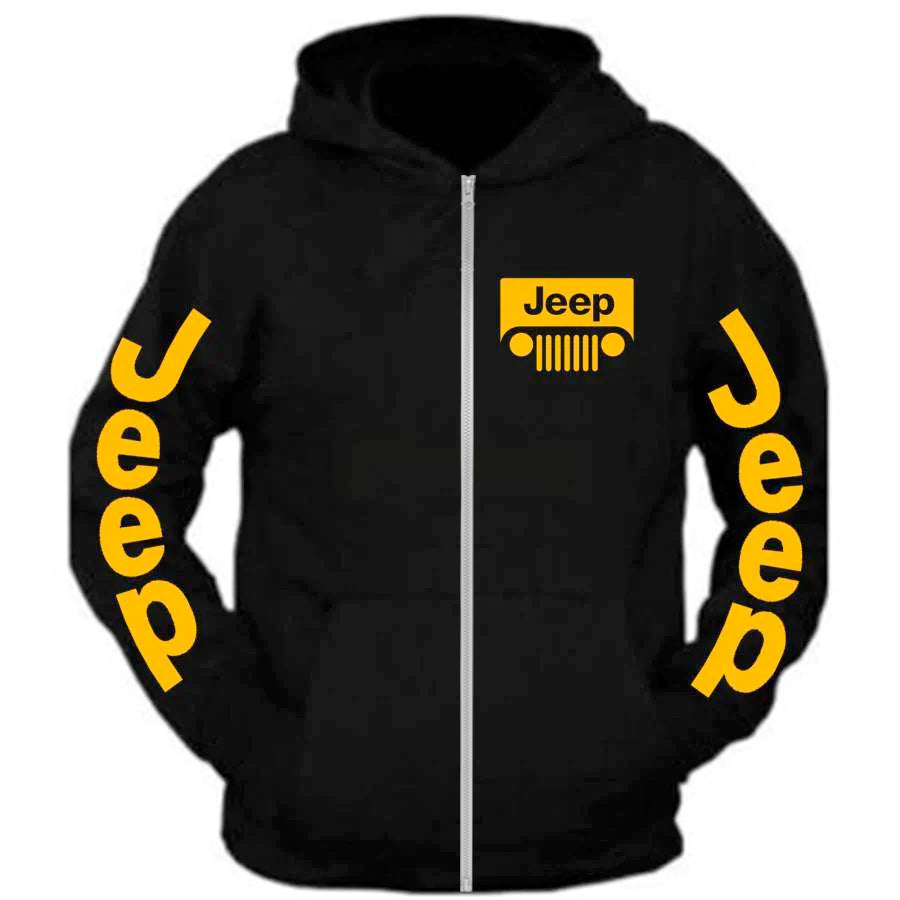 Jeep Zip Hoodie All Sizes