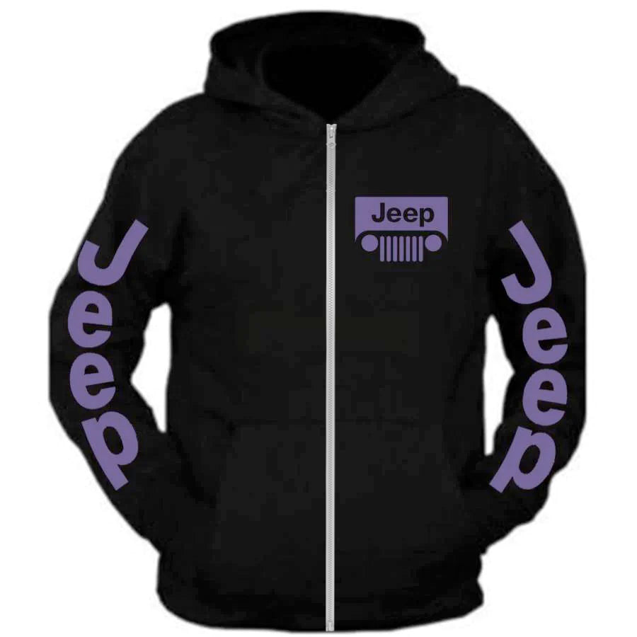 Jeep Zip Hoodie All Sizes