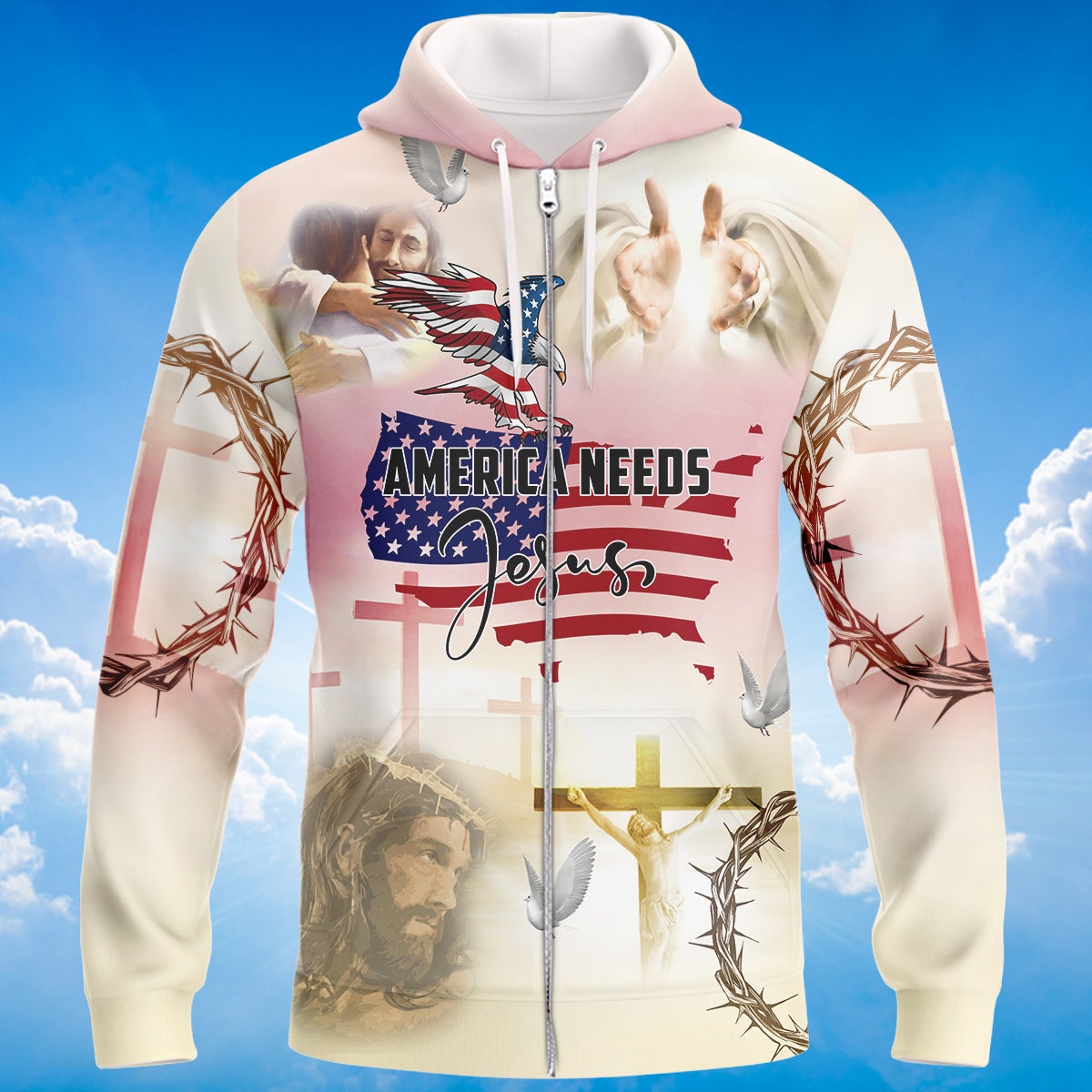 america-needs-jesus-zipper-hoodie