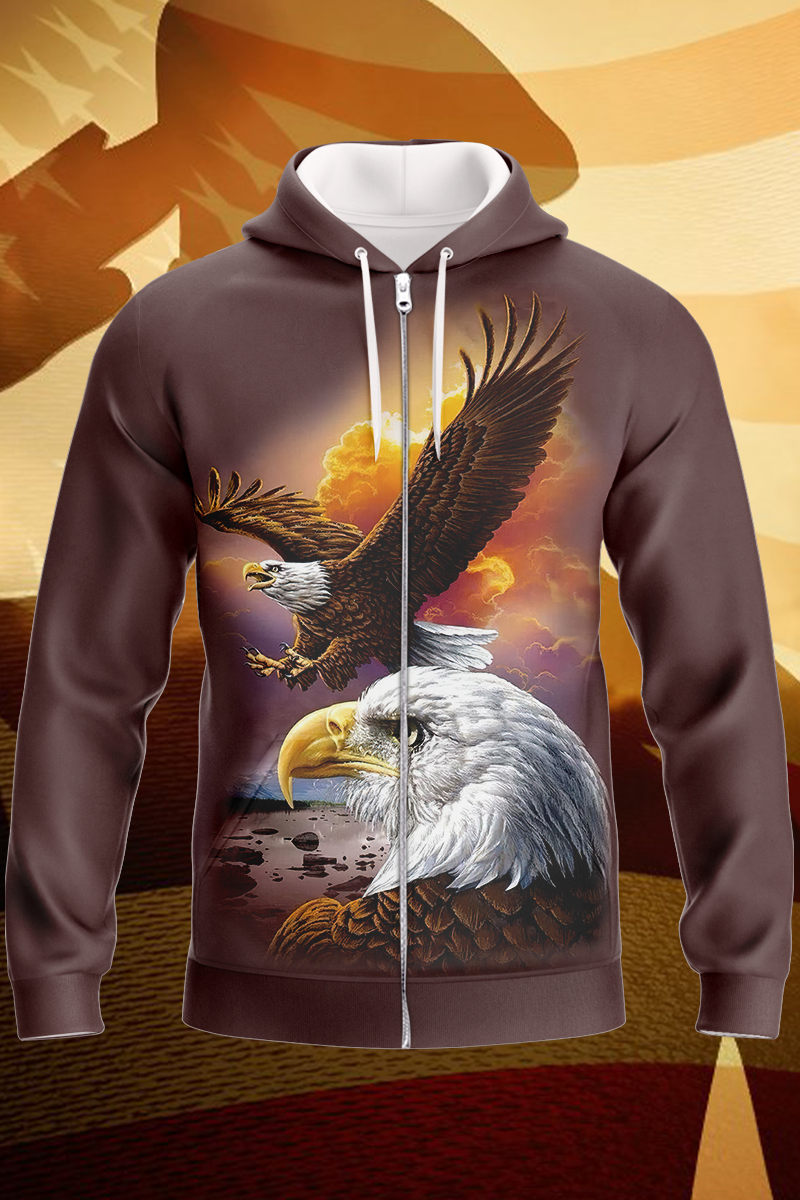 america-and-eagle-3d-zipper-hoodie