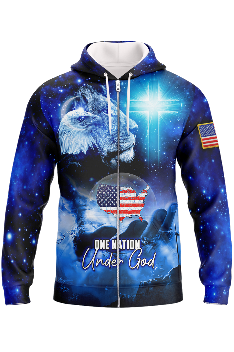 america-one-nation-under-god-zipper-hoodie