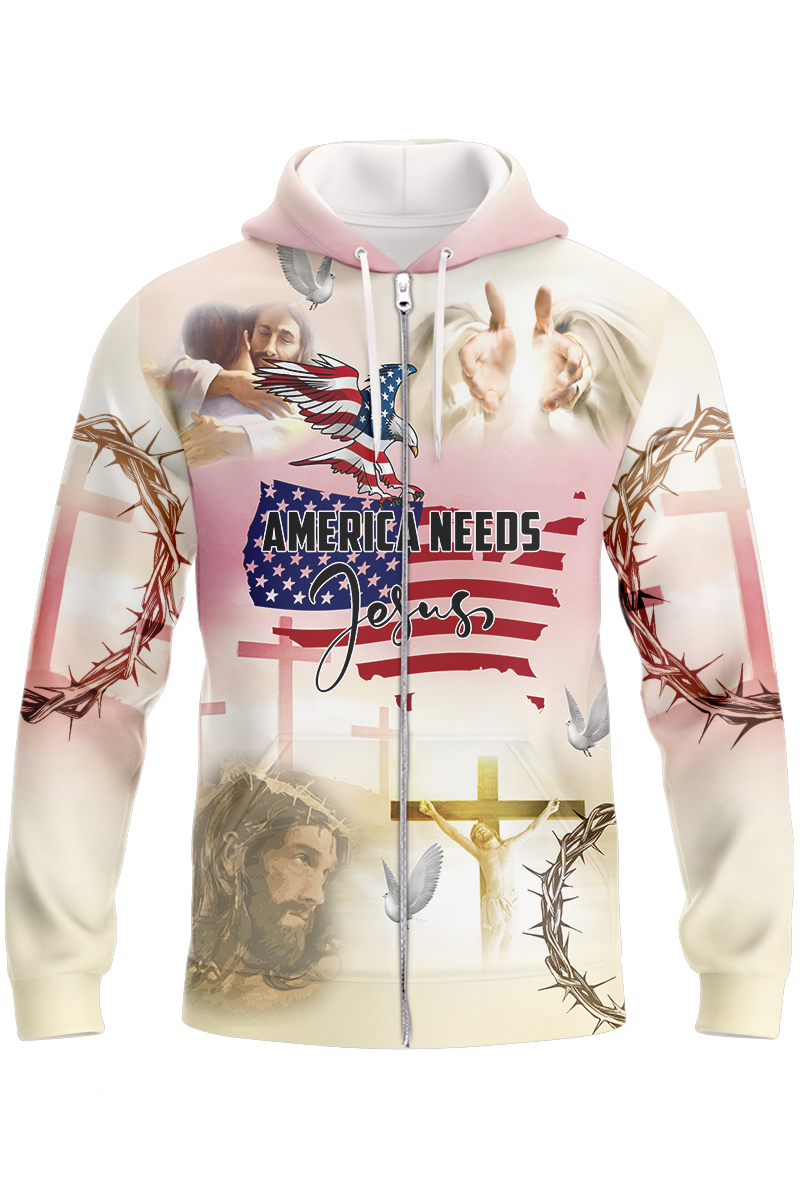 america-needs-jesus-zipper-hoodie