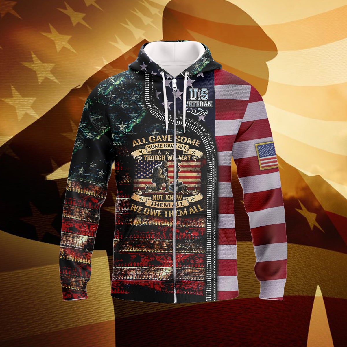 all-gave-some-some-gave-all-3d-zipper-hoodie-shirt-for-veteran