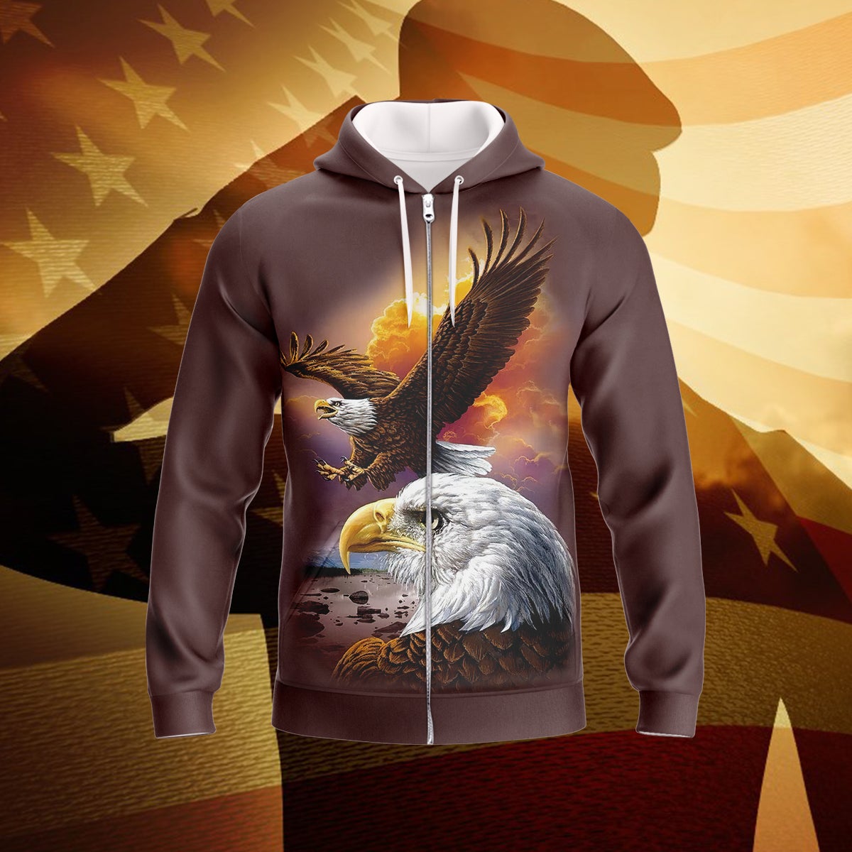 america-and-eagle-3d-zipper-hoodie