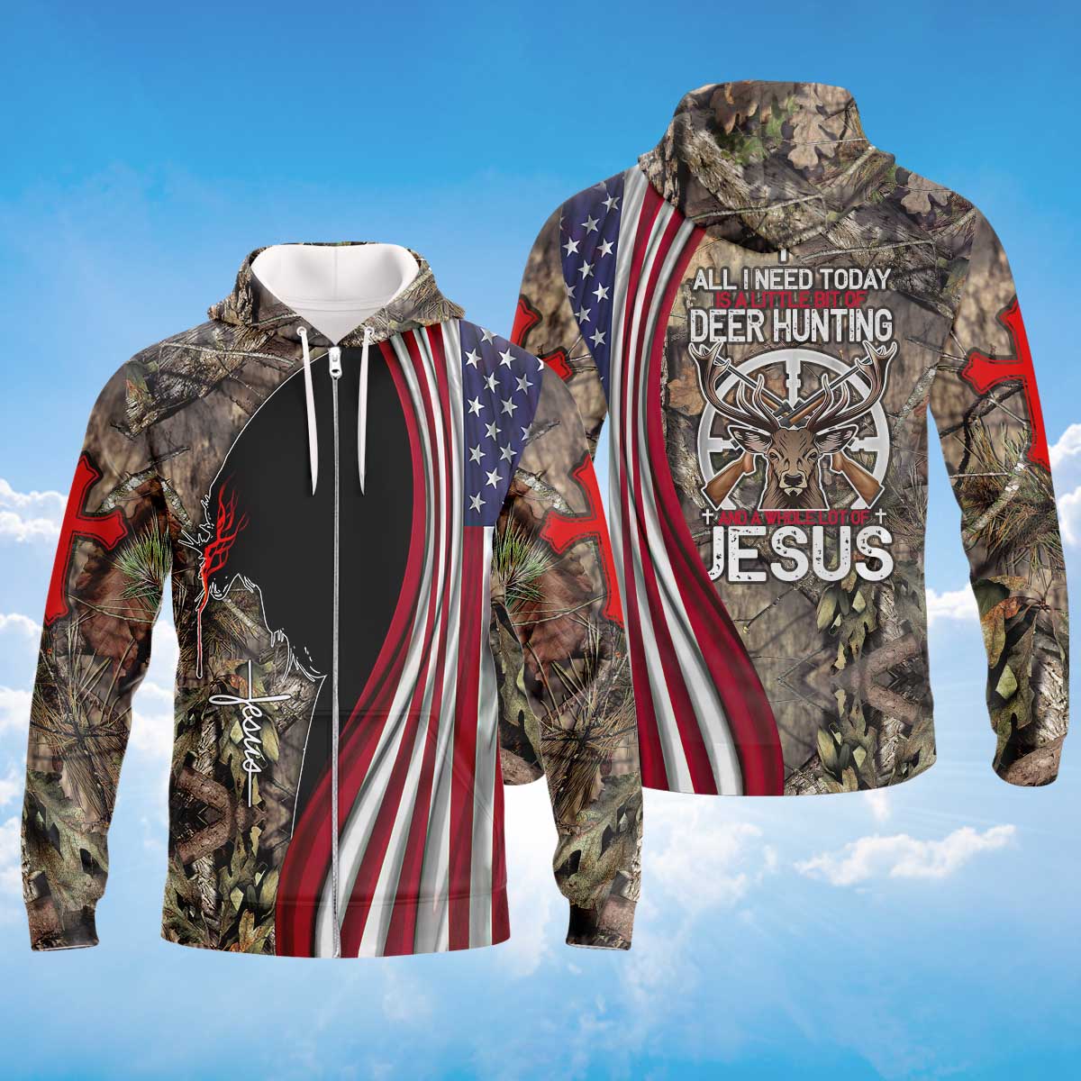 all-i-need-today-is-a-little-bit-of-hunting-and-a-whole-lot-of-jesus-zipper-hoodie