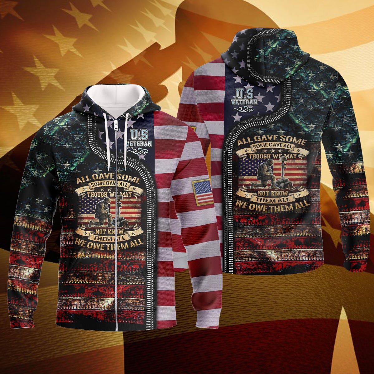 all-gave-some-some-gave-all-3d-zipper-hoodie-shirt-for-veteran