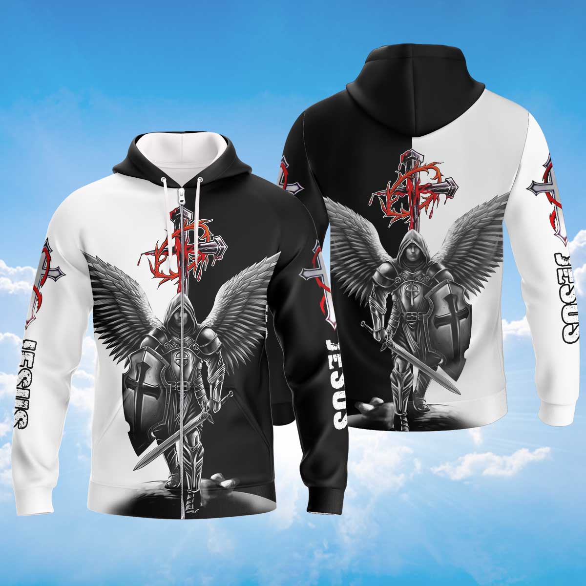 angel-warrior-jesus-zipper-hoodie