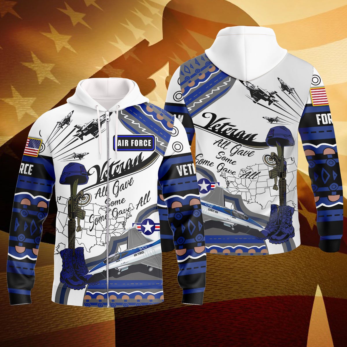 all-gave-some-some-gave-all-3d-zipper-hoodie-usaf-veteran-gift