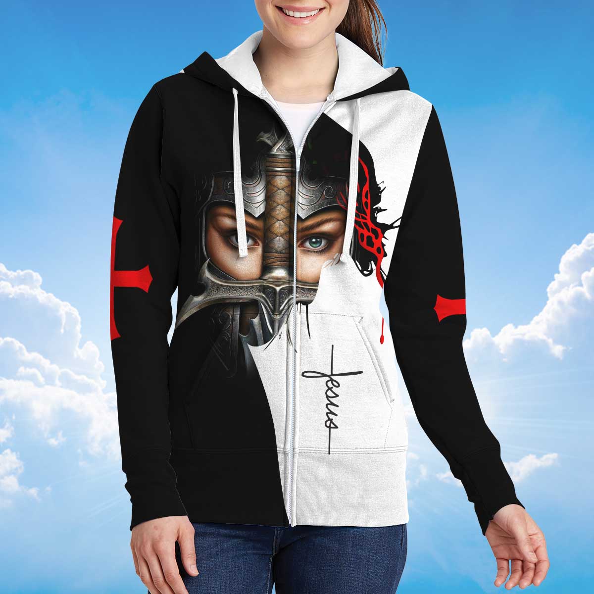 a-woman-of-faith-warrior-of-christ-zipper-hoodie