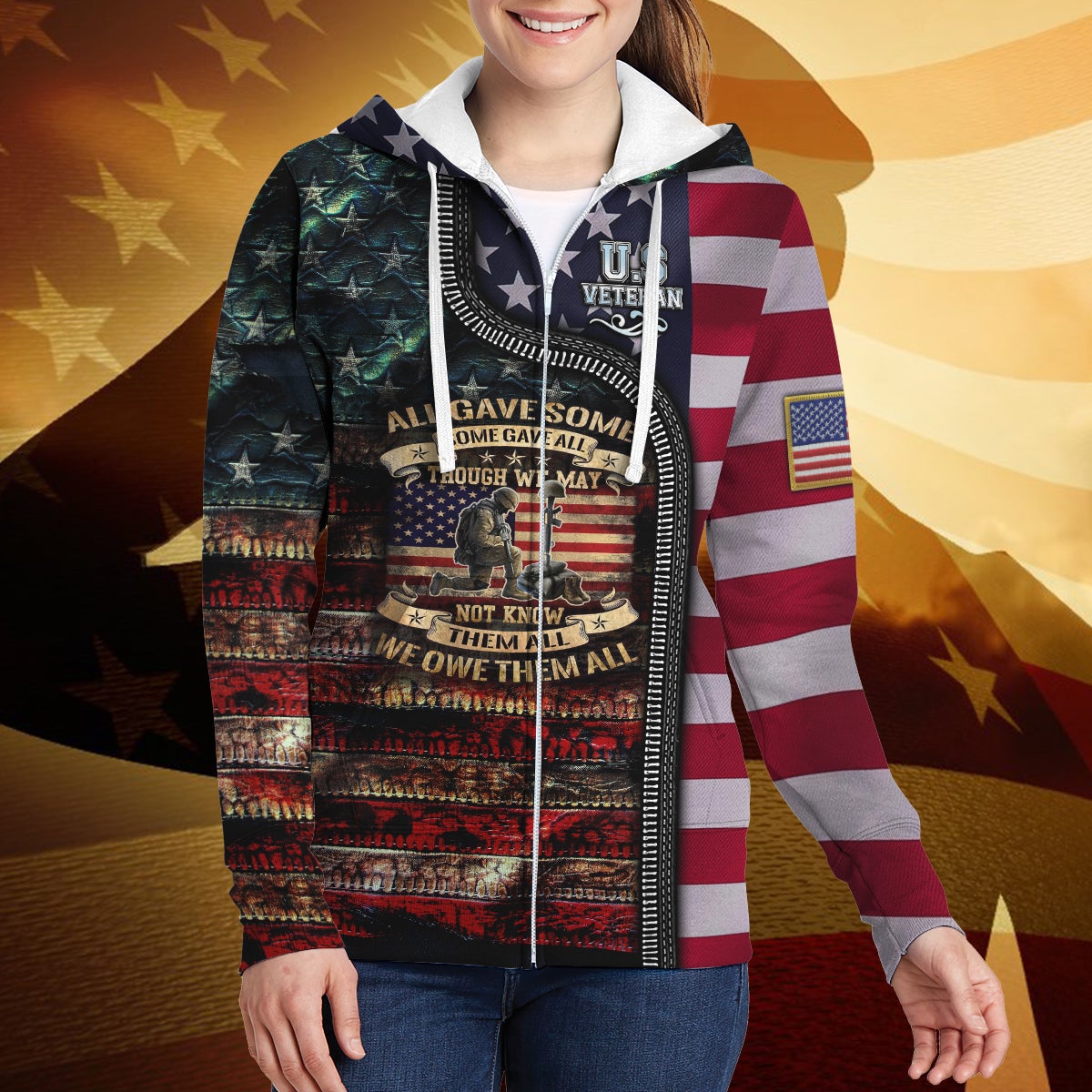 all-gave-some-some-gave-all-3d-zipper-hoodie-shirt-for-veteran