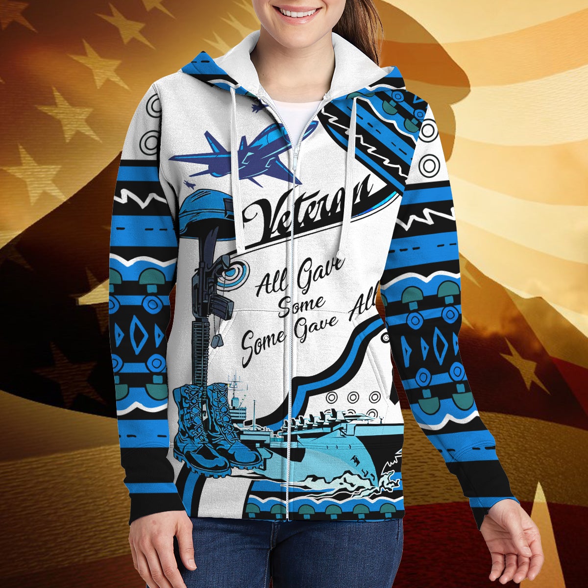 all-gave-some-some-gave-all-3d-zipper-hoodie-veteran-shirt