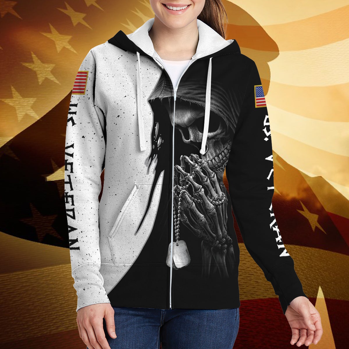 skull-and-us-veteran-3d-zipper-hoodie