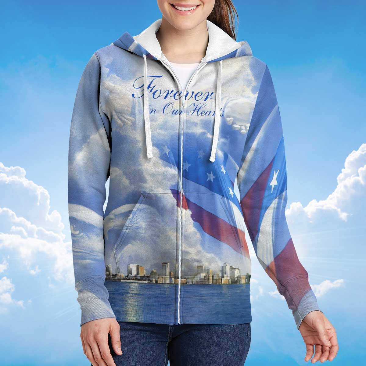 america-forever-in-our-hearts-zipper-hoodie