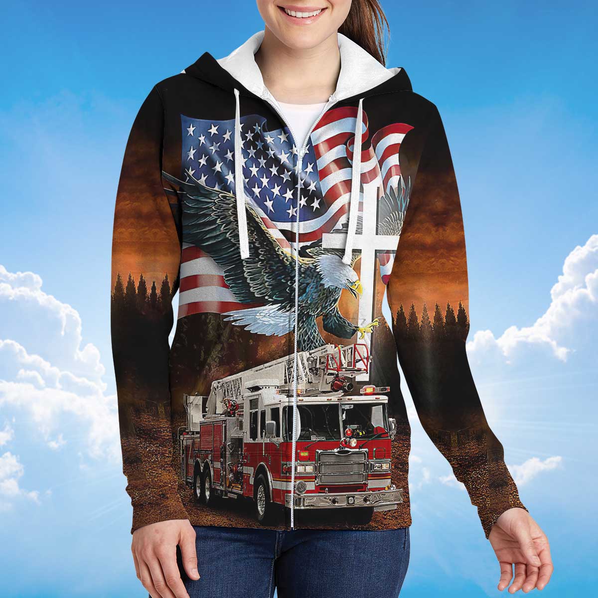 american-firefighter-eagle-with-usa-flag-zipper-hoodie