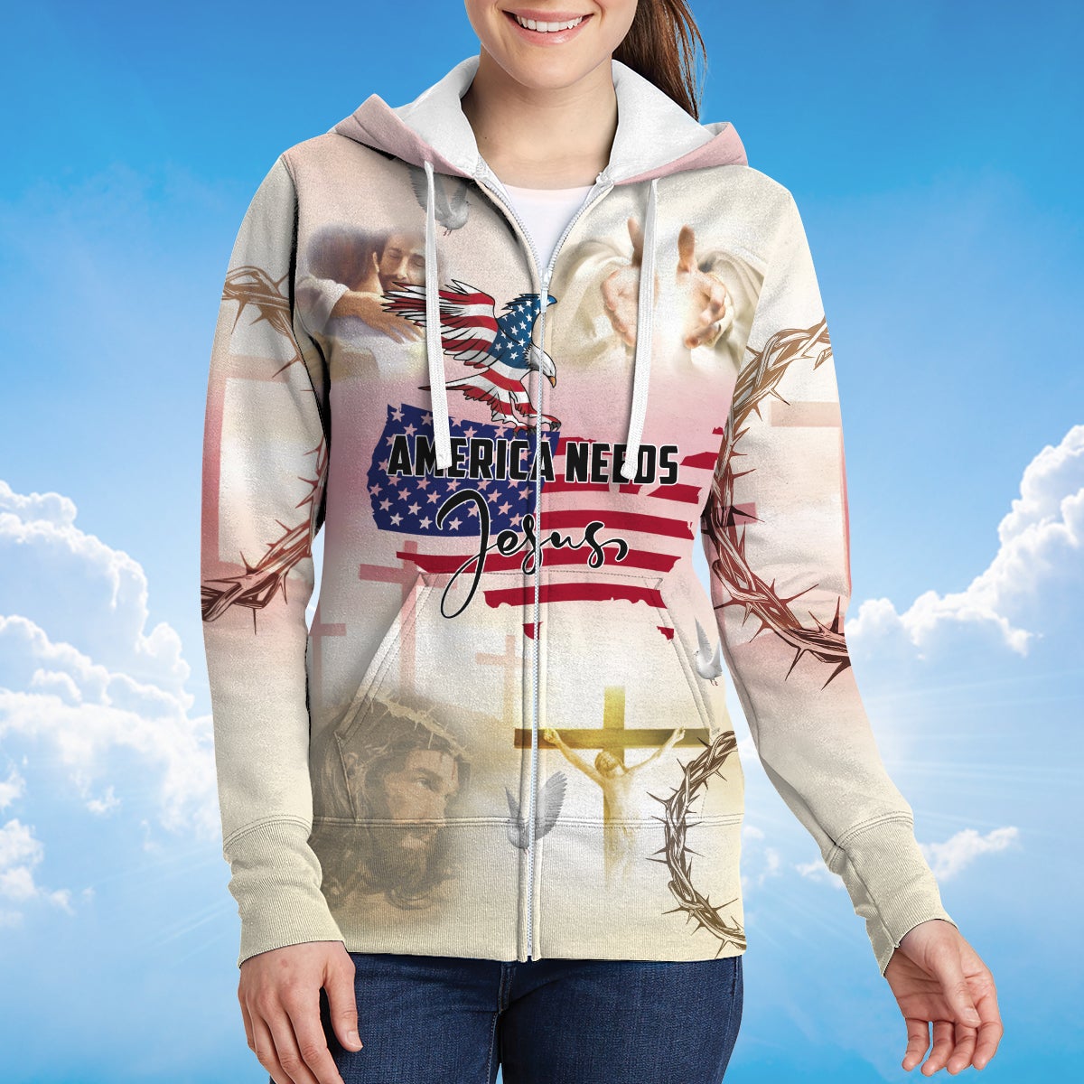 america-needs-jesus-zipper-hoodie