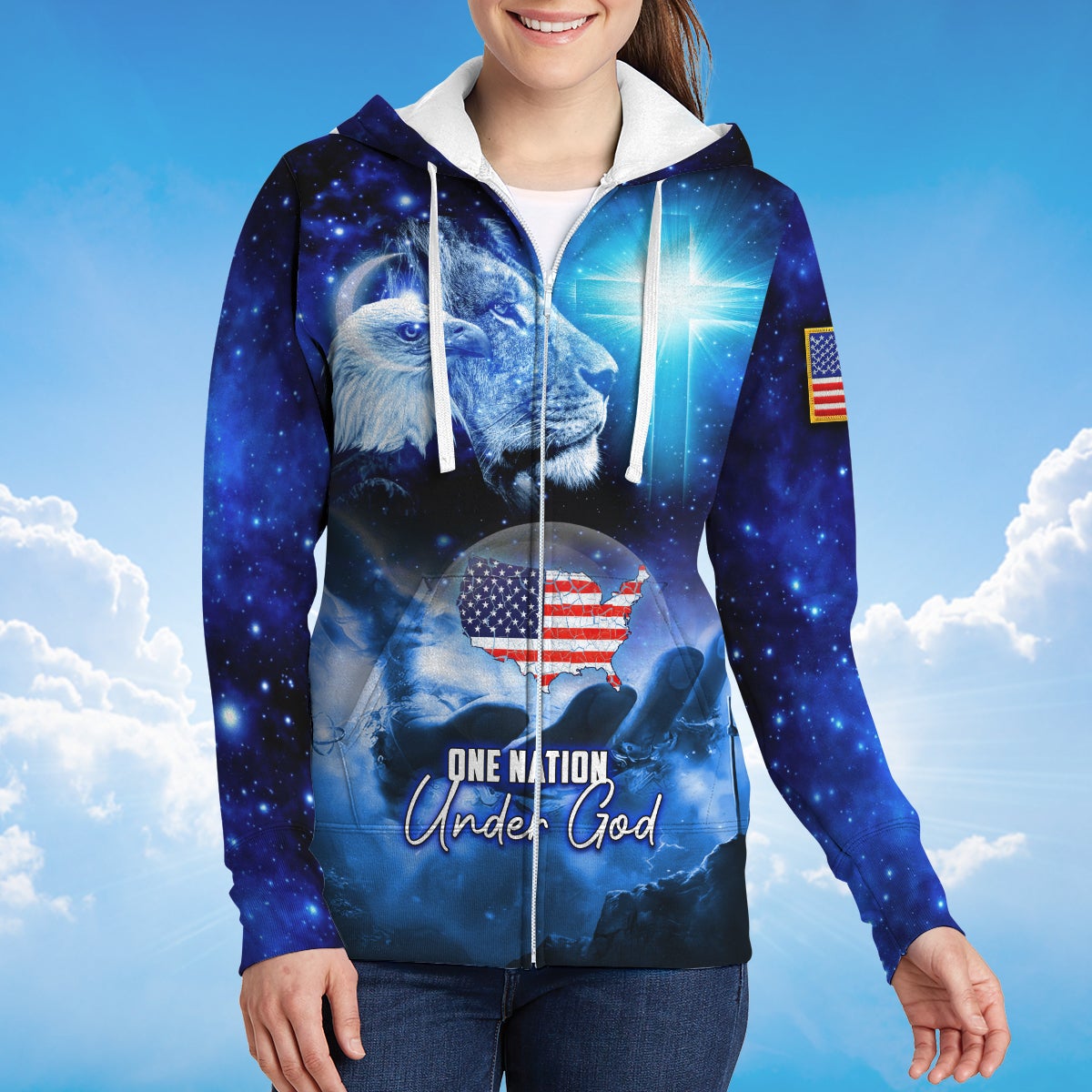 america-one-nation-under-god-zipper-hoodie