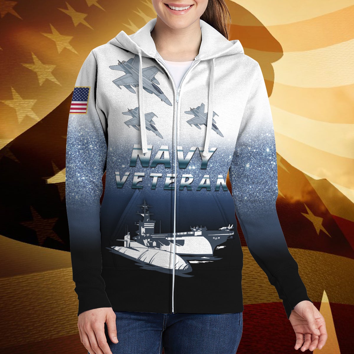 all-gave-some-some-gave-all-3d-zipper-hoodie-navy-veteran-gift