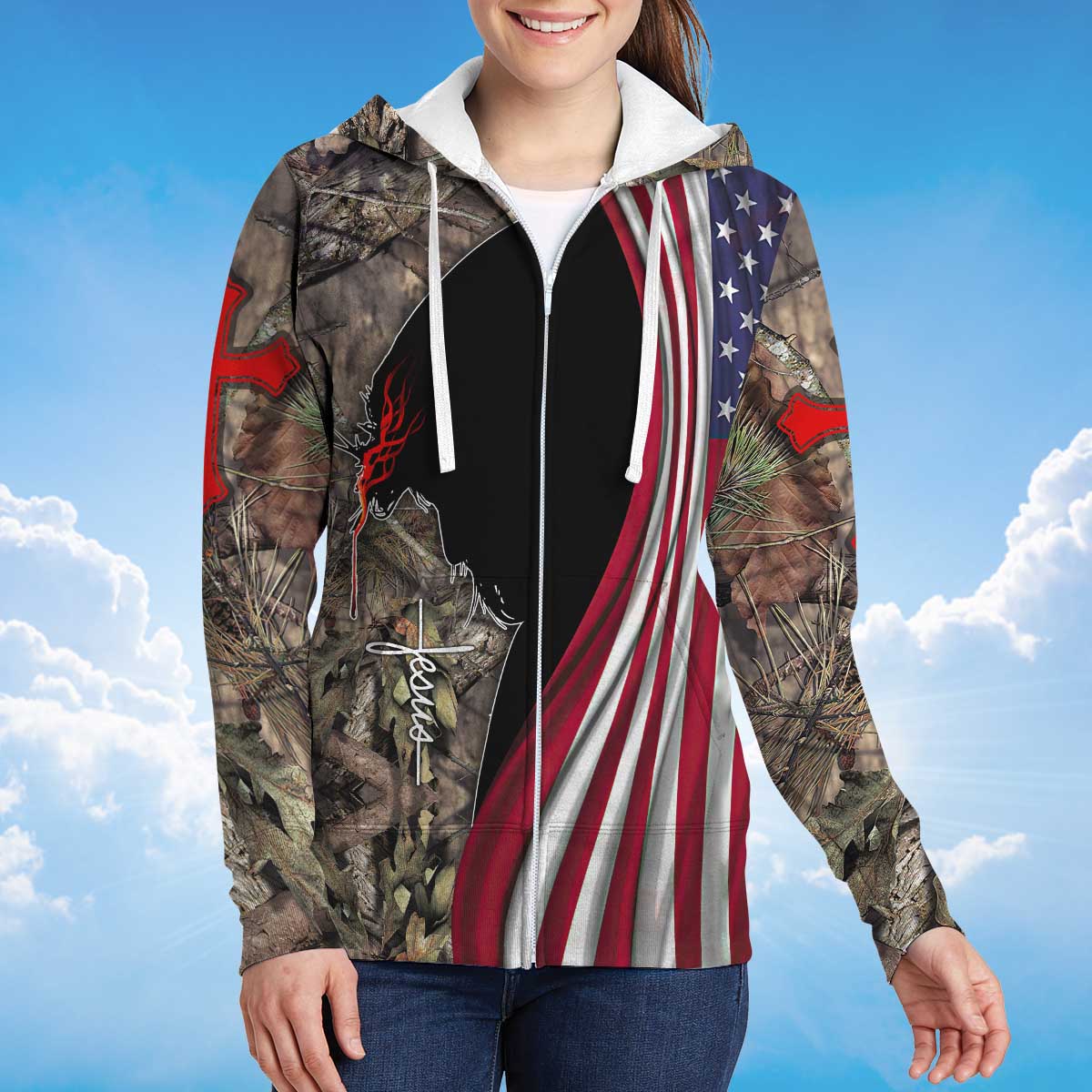 all-i-need-today-is-a-little-bit-of-hunting-and-a-whole-lot-of-jesus-zipper-hoodie