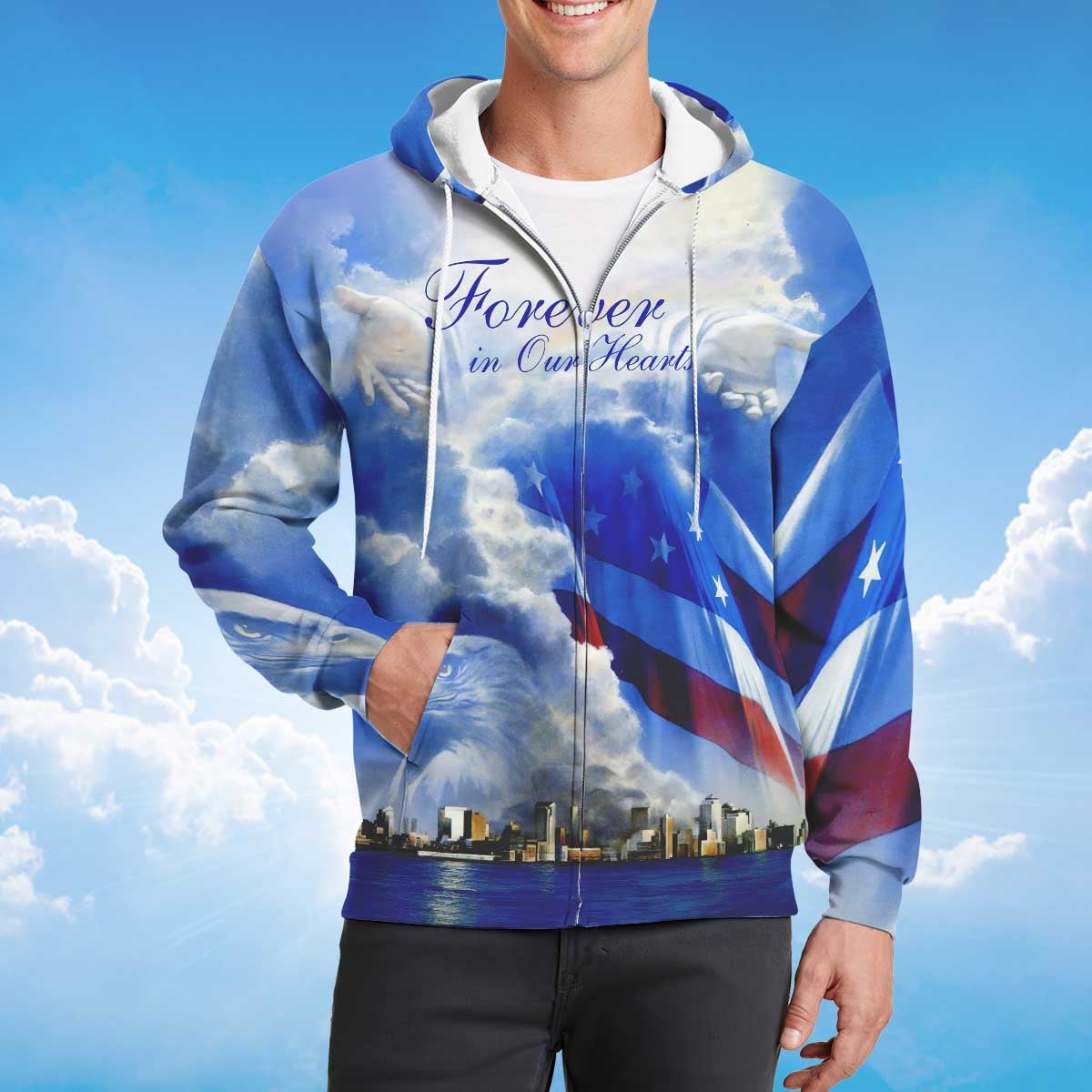 america-forever-in-our-hearts-zipper-hoodie