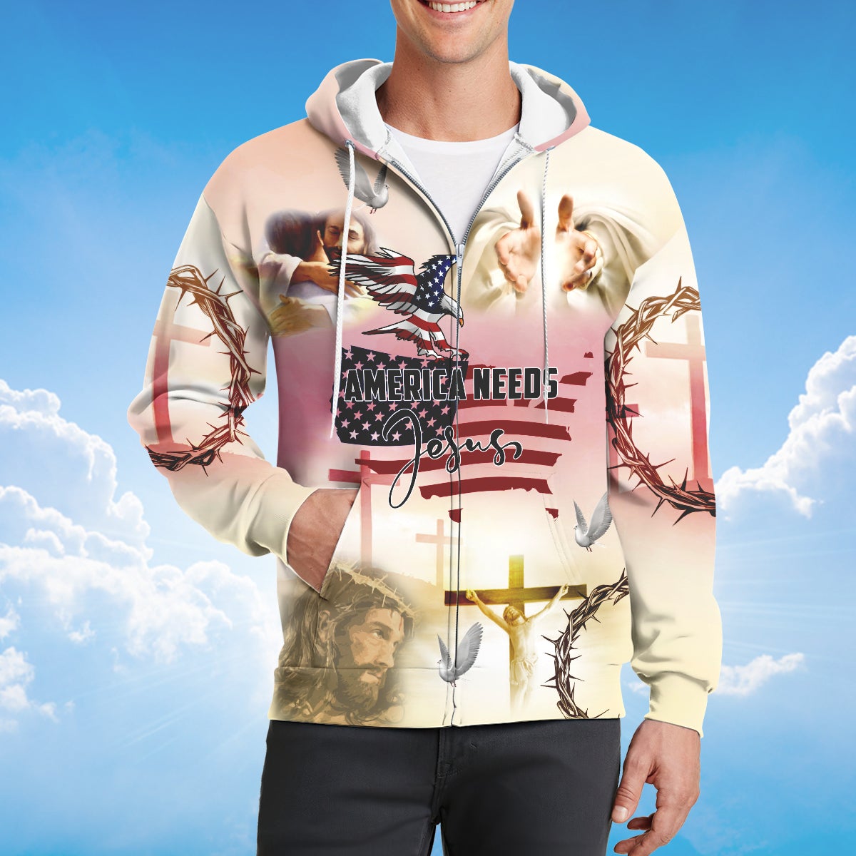 america-needs-jesus-zipper-hoodie