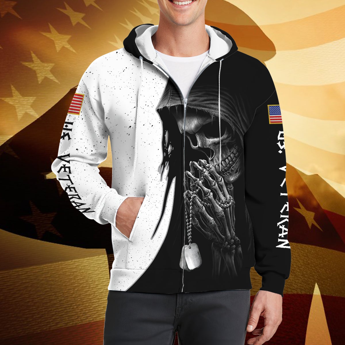 skull-and-us-veteran-3d-zipper-hoodie