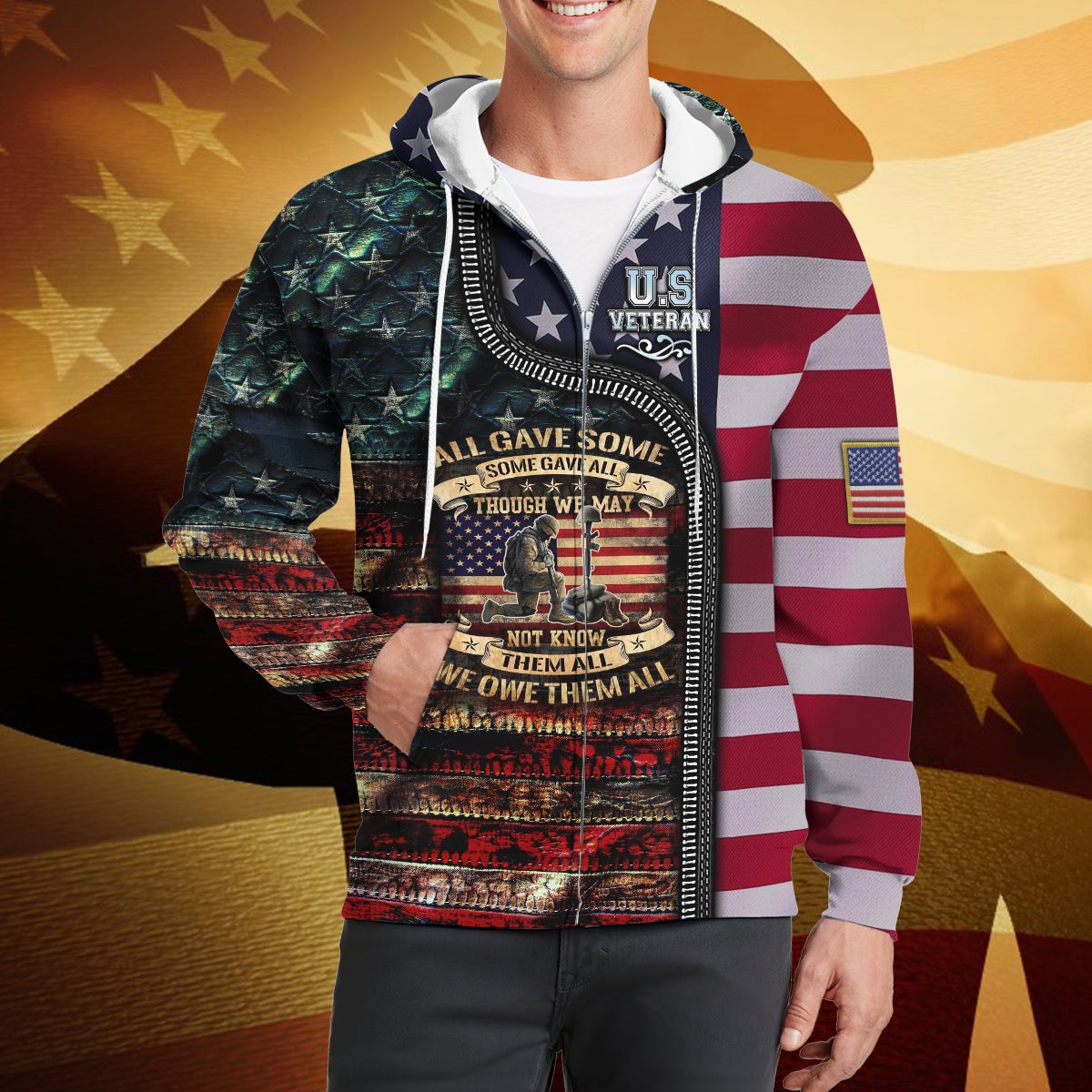 all-gave-some-some-gave-all-3d-zipper-hoodie-shirt-for-veteran