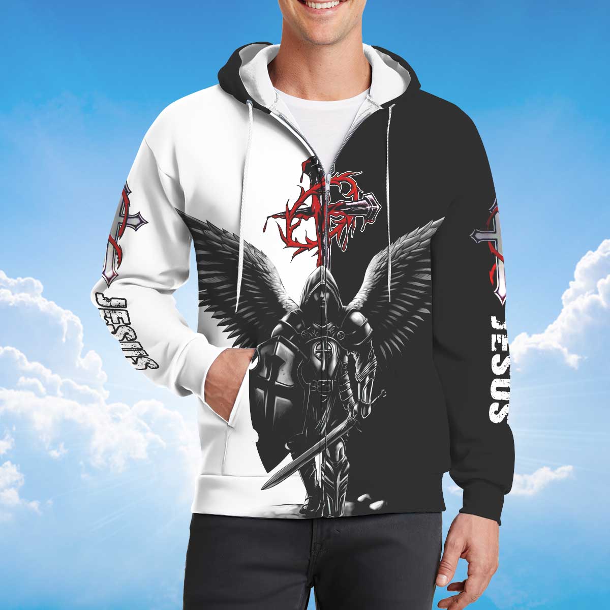 angel-warrior-jesus-zipper-hoodie