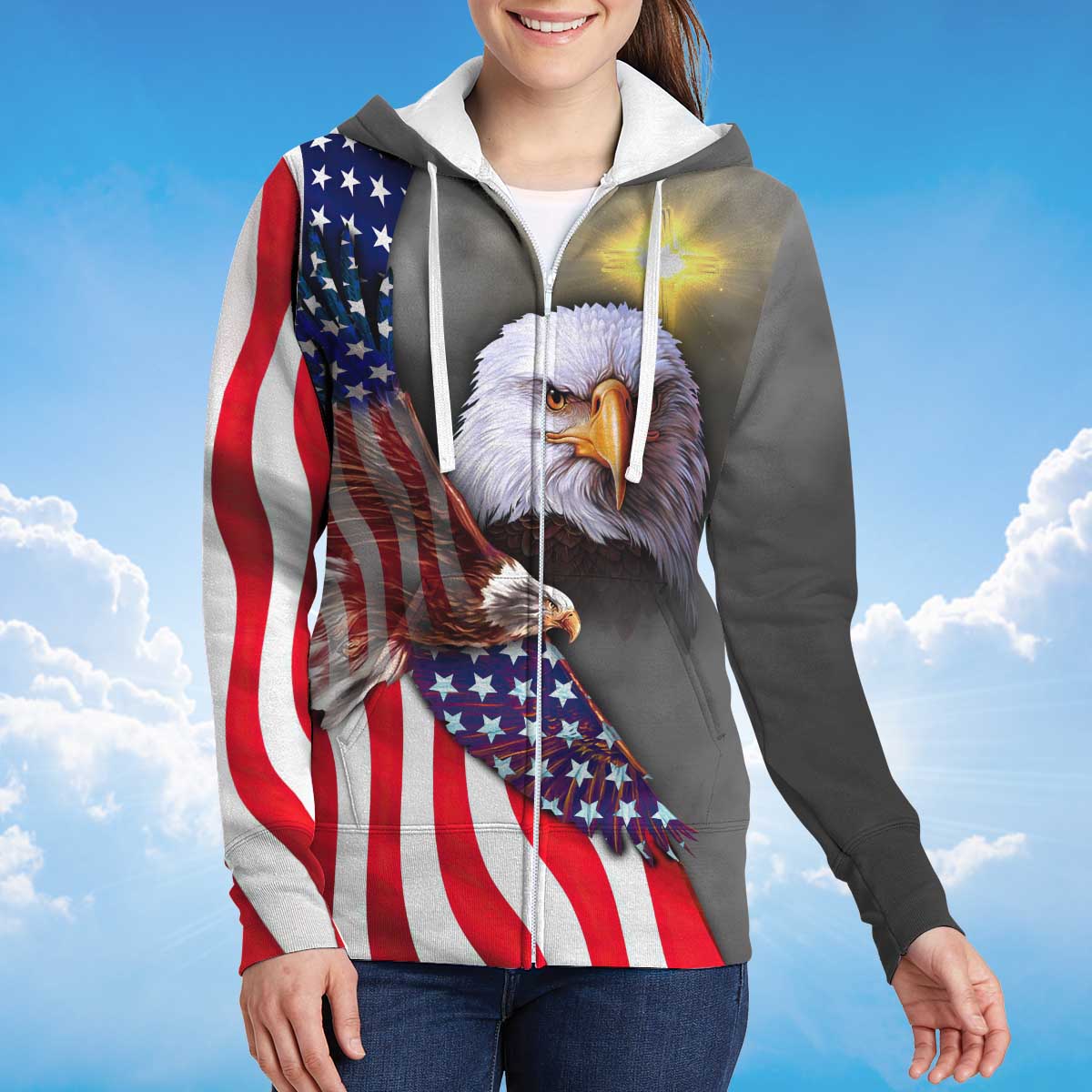 american-zipper-hoodie-eagle-and-light-cross-zipper-hoodie