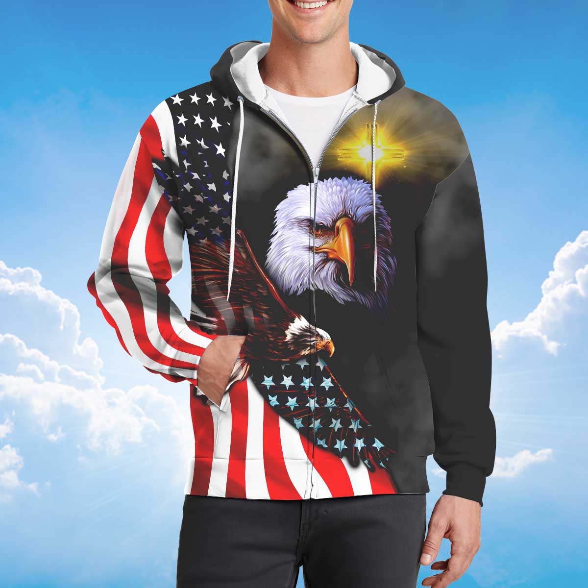 american-zipper-hoodie-eagle-and-light-cross-zipper-hoodie