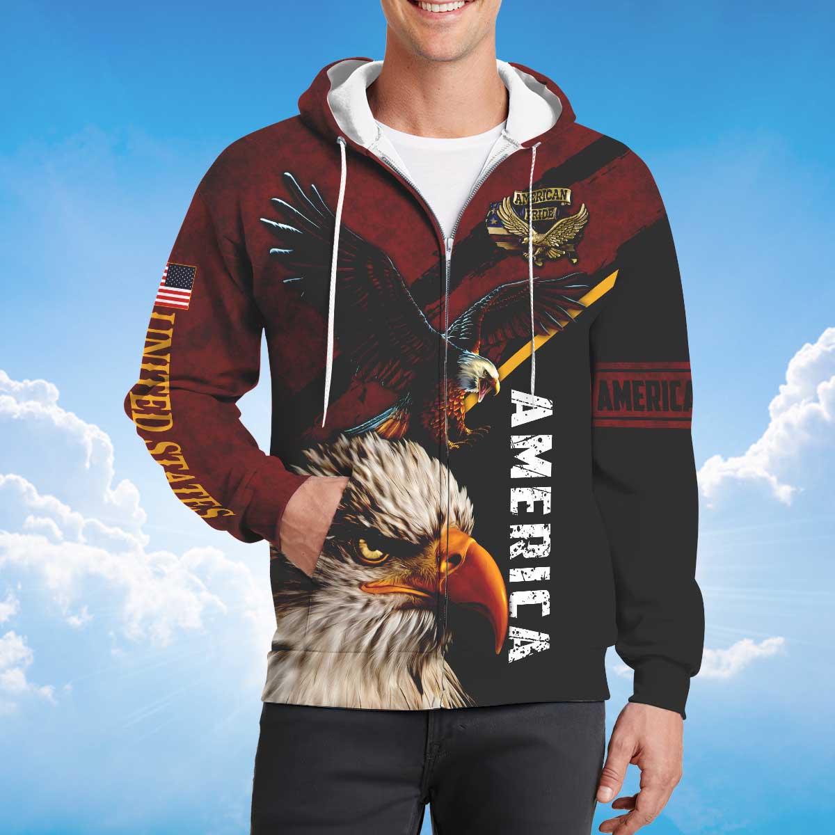 america-zipper-hoodie-eagle-american-zipper-hoodie